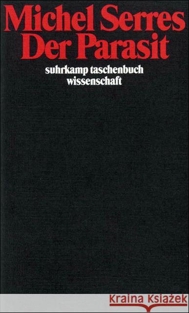 Der Parasit Serres, Michel   9783518282779 Suhrkamp - książka