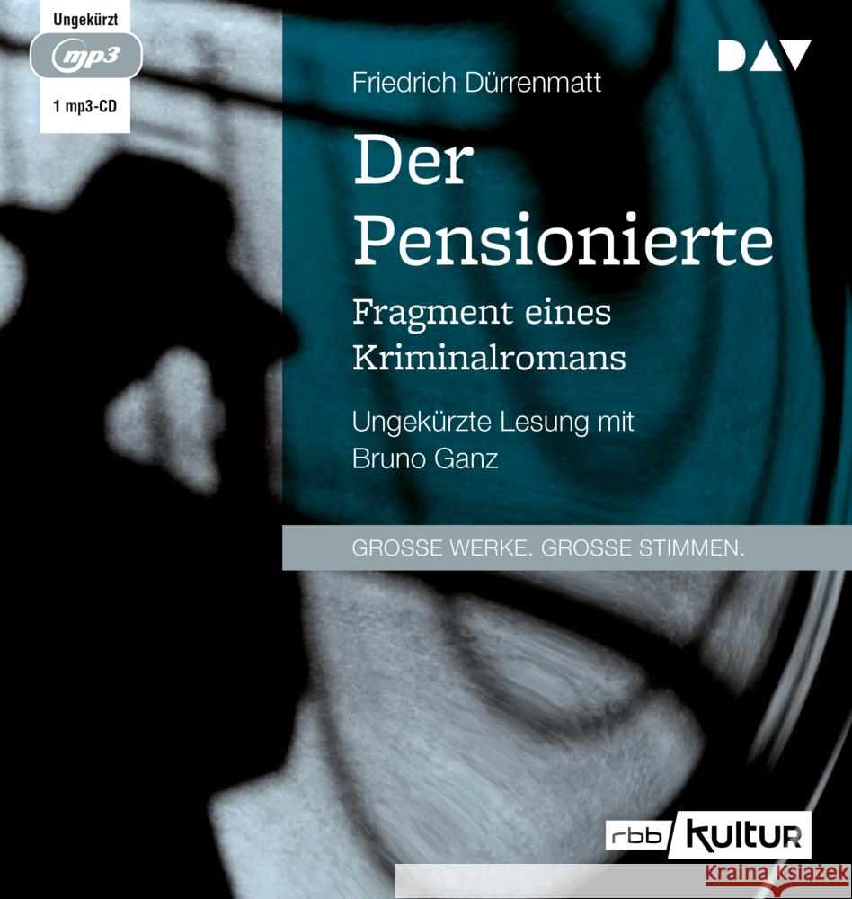 Der Pensionierte. Fragment eines Kriminalromans, 1 Audio-CD, 1 MP3 Dürrenmatt, Friedrich 9783742429957 Der Audio Verlag, DAV - książka