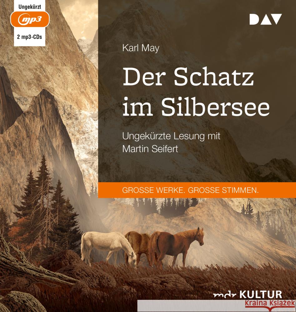 Der Schatz im Silbersee, 2 Audio-CD, 2 MP3 May, Karl 9783742429568 Der Audio Verlag, DAV - książka