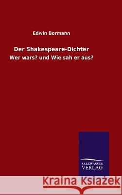 Der Shakespeare-Dichter Edwin Bormann 9783846067505 Salzwasser-Verlag Gmbh - książka