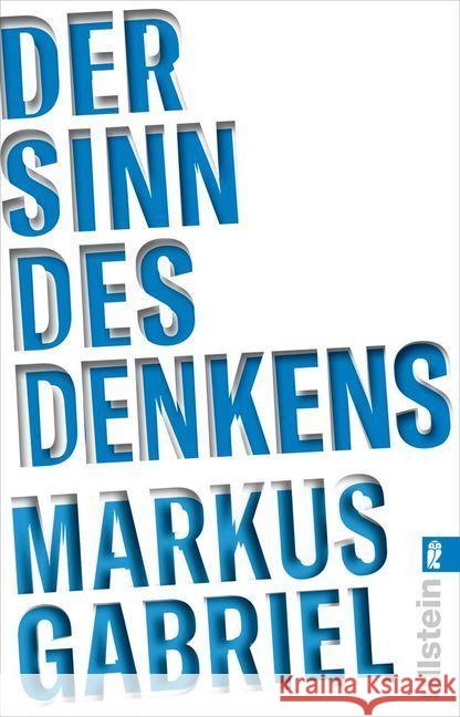 Der Sinn des Denkens Gabriel, Markus 9783548061207 Ullstein TB - książka