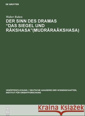 Der Sinn Des Dramas 