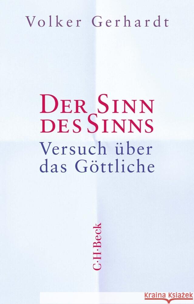 Der Sinn des Sinns Gerhardt, Volker 9783406784613 Beck - książka