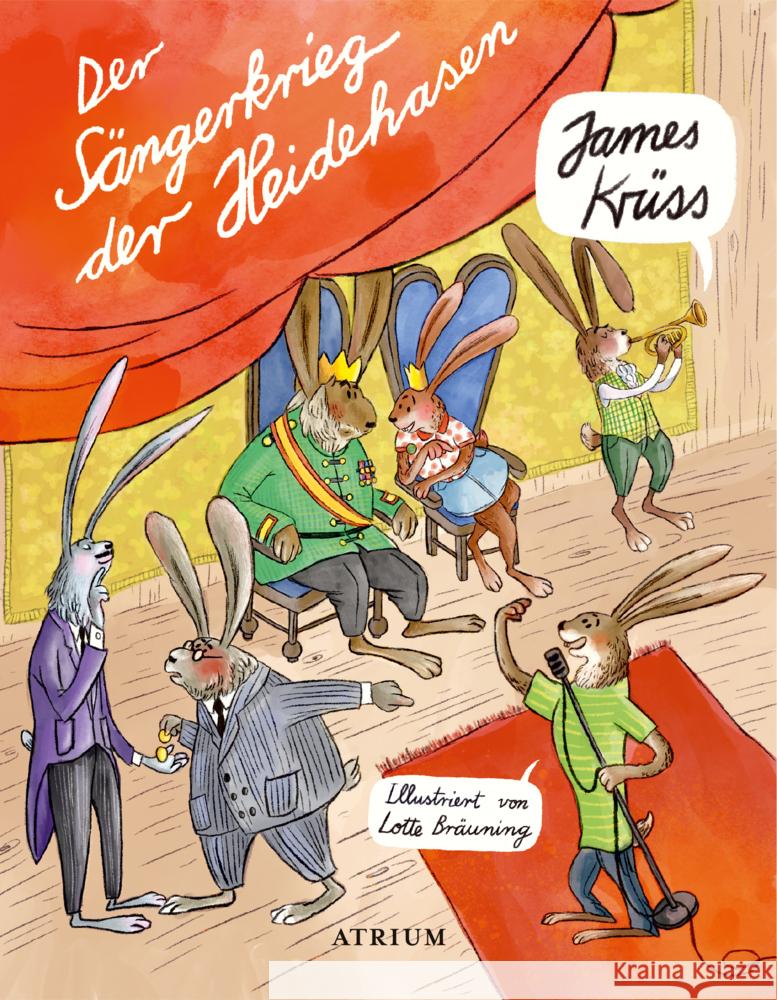 Der Sängerkrieg der Heidehasen Krüss, James 9783855356843 Atrium Kinderbuch - książka