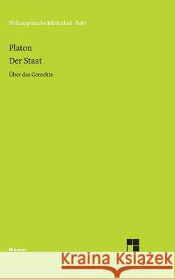 Der Staat Platon   9783787309306 Meiner - książka