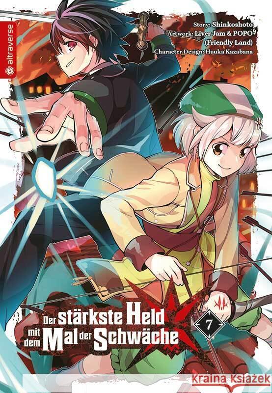 Der stärkste Held mit dem Mal der Schwäche 07 Shinkoshoto, Kazabana, Huuka, Friendly Land 9783963588556 Altraverse - książka