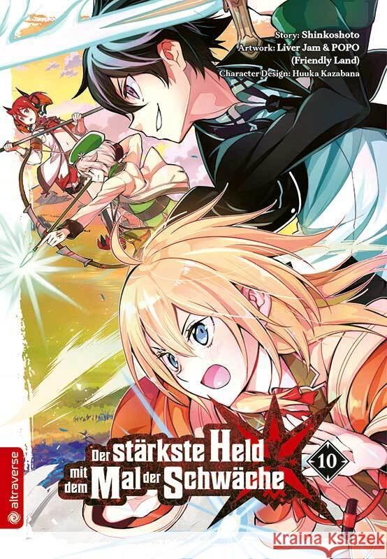 Der stärkste Held mit dem Mal der Schwäche 10 Shinkoshoto, Kazabana, Huuka, Friendly Land 9783963588587 Altraverse - książka