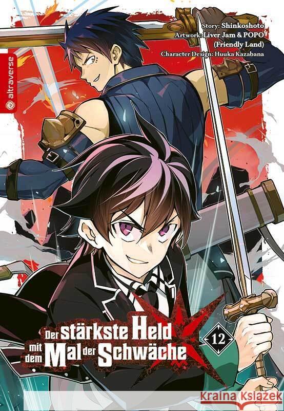 Der stärkste Held mit dem Mal der Schwäche 12 Shinkoshoto, Kazabana, Huuka, Friendly Land 9783963588600 Altraverse - książka