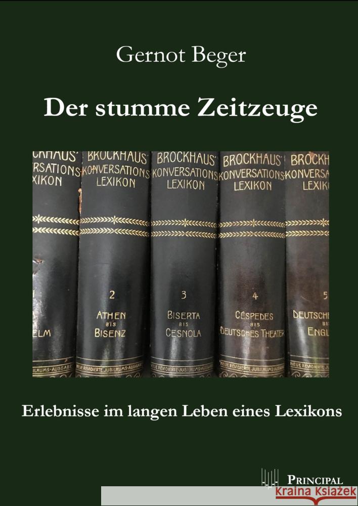 Der stumme Zeitzeuge Beger, Gernot 9783899692570 Principal - książka