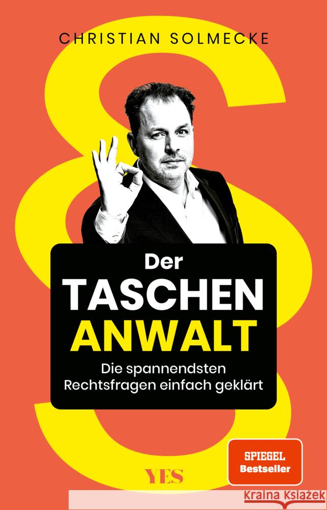 Der Taschenanwalt Solmecke, Christian 9783969051061 Yes Publishing - książka