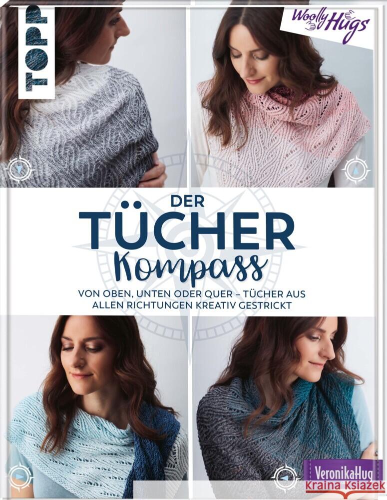 Der Tücher-Kompass (Tücher stricken) Hug, Veronika 9783772468902 Frech - książka