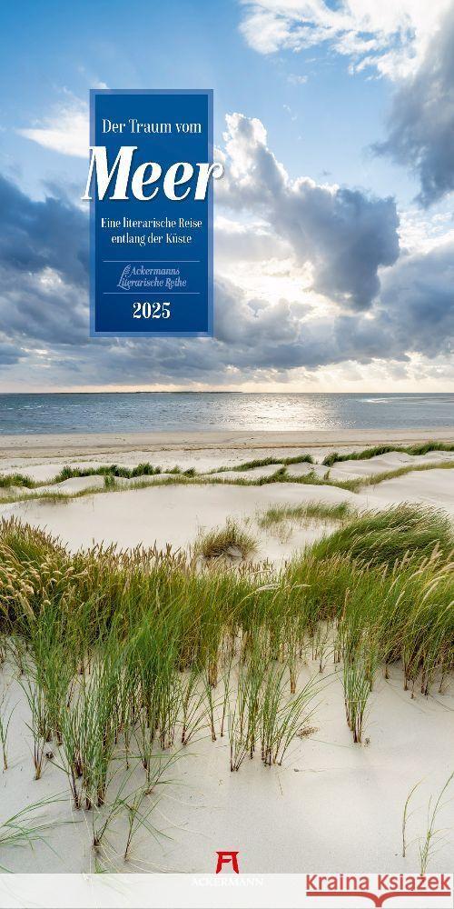 Der Traum vom Meer - Literatur-Kalender 2025 Ackermann Kunstverlag 9783838425764 Ackermann Kunstverlag - książka