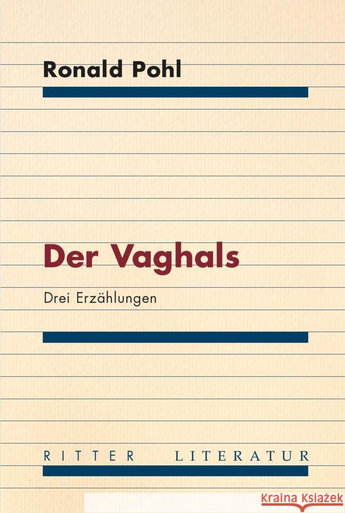 Der Vaghals Pohl, Ronald 9783854156482 Ritter - książka