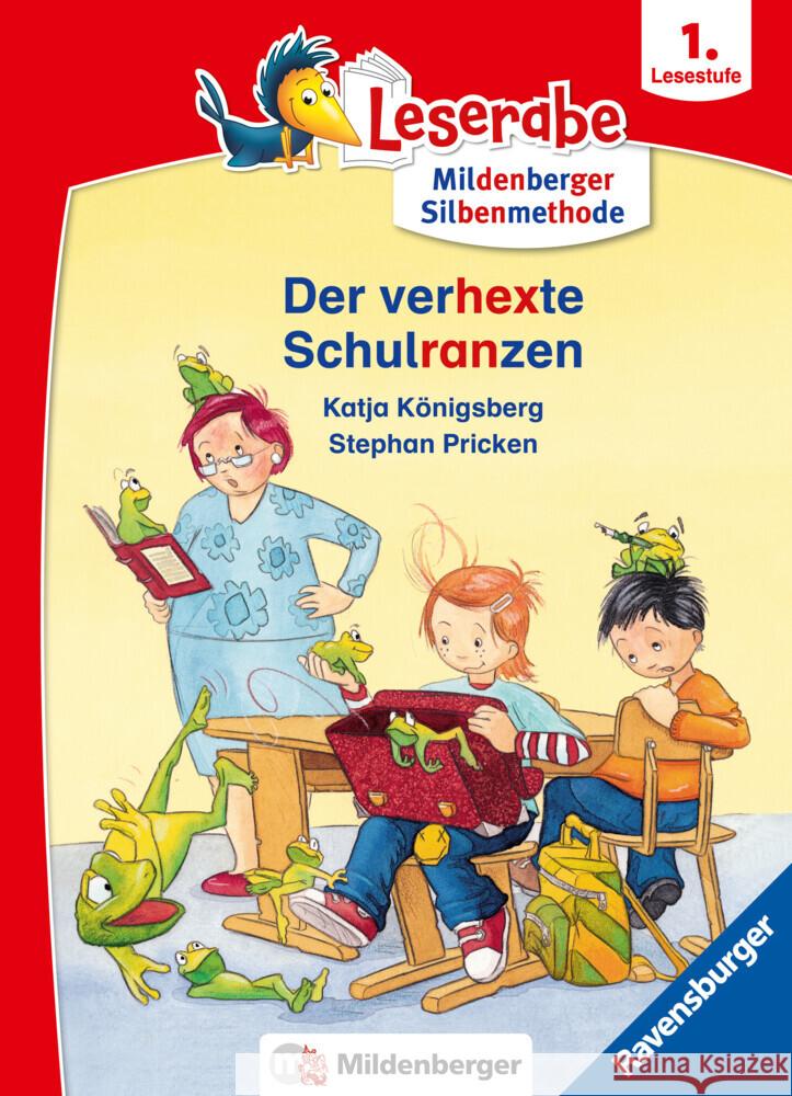 Der verhexte Schulranzen - Leserabe ab 1. Klasse - Erstlesebuch für Kinder ab 6 Jahren (mit Mildenberger Silbenmethode) Königsberg, Katja 9783473462759 Ravensburger Verlag - książka