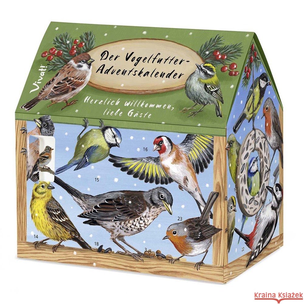 Der Vogelfutter-Adventskalender »Herzlich willkommen, liebe Gäste«  4260653743631 St. Benno - książka