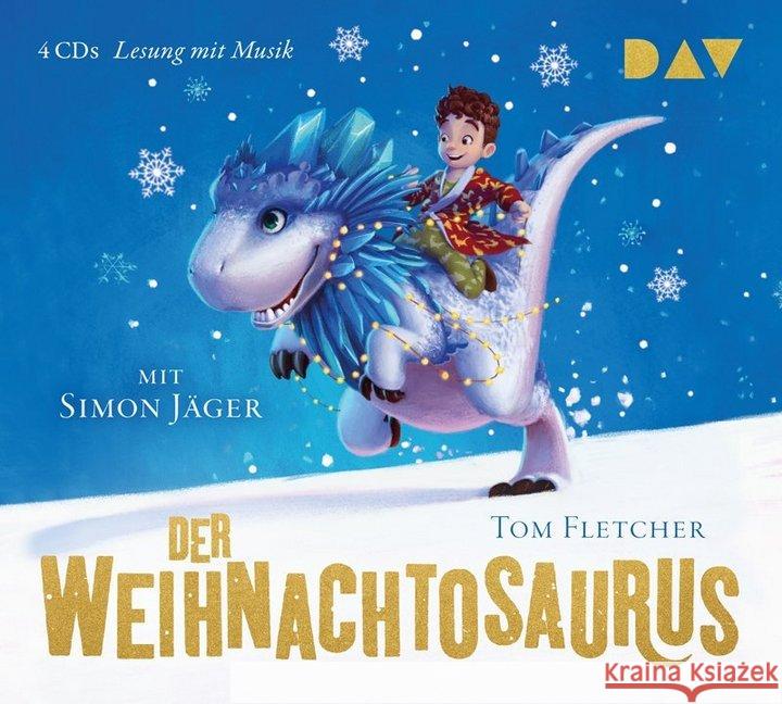 Der Weihnachtosaurus, 4 Audio-CDs : Lesung mit Musik mit Simon Jäger (4 CDs), Lesung Fletcher, Tom 9783742402394 Der Audio Verlag, DAV - książka