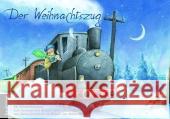 Der Weihnachtszug : Ein Adventskalender zum Vorlesen und Basteln einer Landschaft mit einem Zug Schwikart, Georg 9783780608390 Kaufmann - książka