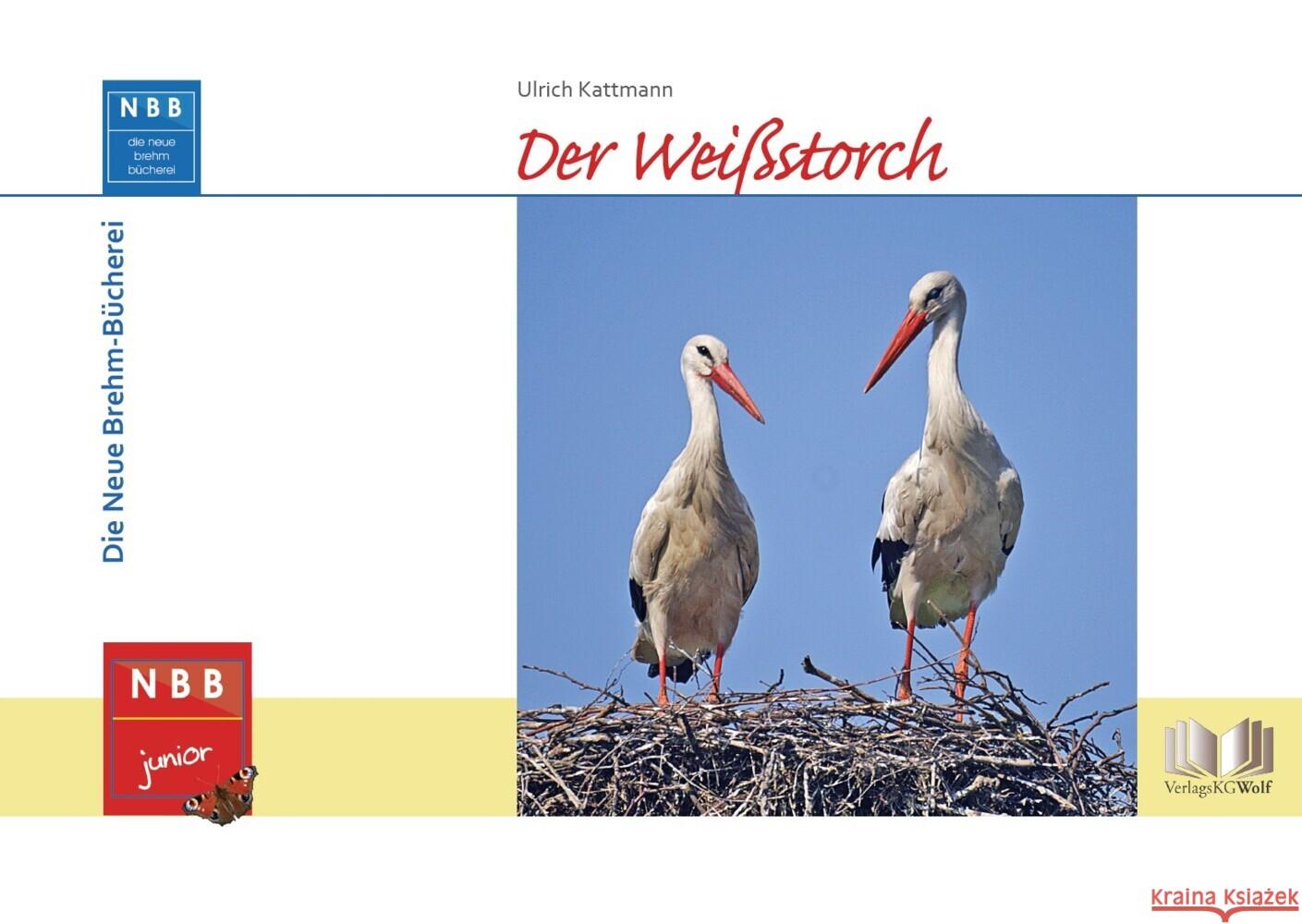 Der Weißstorch, 101 Teile Kattmann, Ulrich 9783894328665 VerlagsKG Wolf - książka