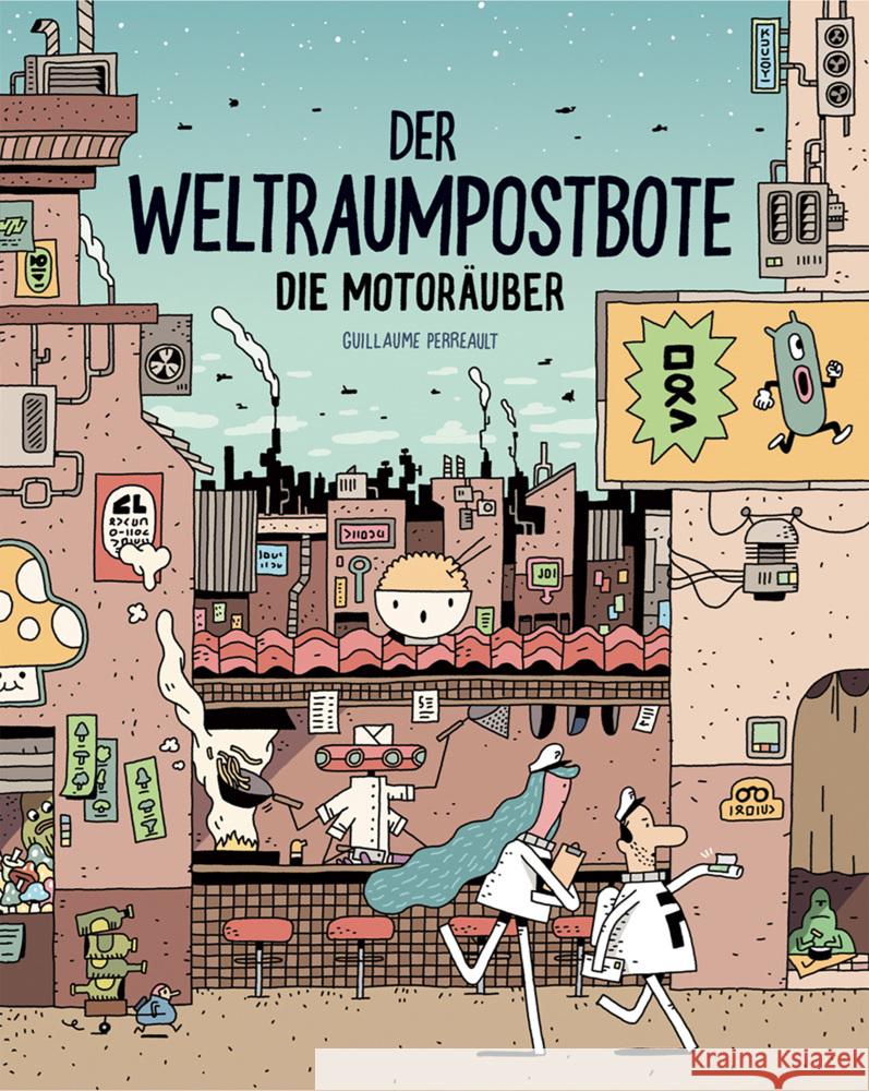 Der Weltraumpostbote Perreault, Guillaume 9783964510303 Rotopol - książka