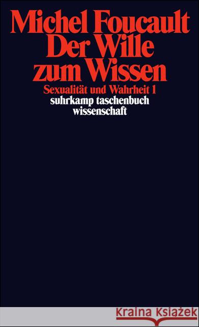 Der Wille zum Wissen Foucault, Michel   9783518283165 Suhrkamp - książka