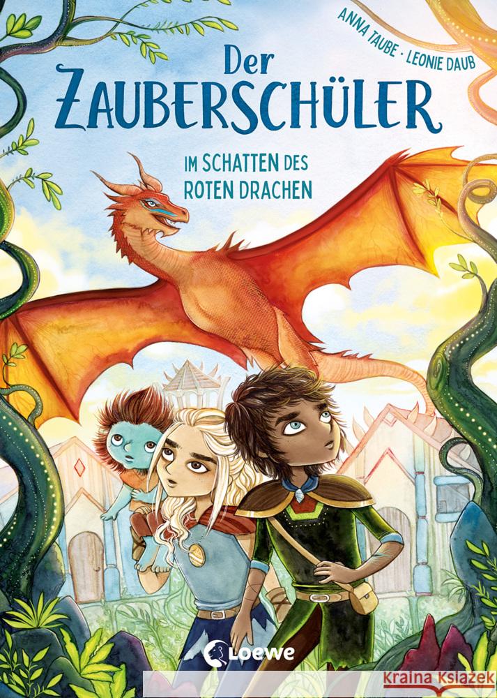 Der Zauberschüler (Band 3) - Im Schatten des roten Drachen Taube, Anna 9783743211919 Loewe - książka