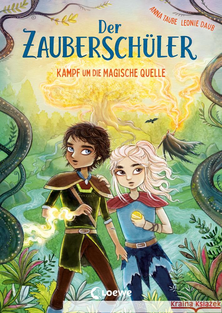 Der Zauberschüler (Band 4) - Kampf um die Magische Quelle Taube, Anna 9783743211926 Loewe - książka