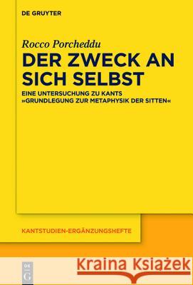 Der Zweck an sich selbst Porcheddu, Rocco 9783110441673 De Gruyter - książka