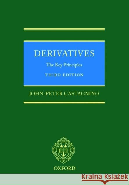 Derivatives: The Key Principles Castagnino, John-Peter 9780199556366 Oxford University Press, USA - książka