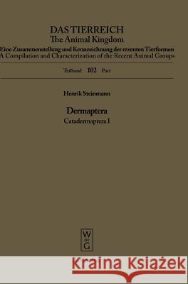 Dermaptera. Catadermaptera I  9783110089462 Walter de Gruyter & Co - książka
