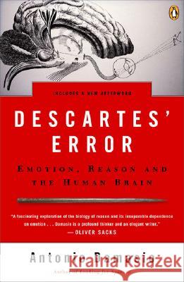 Descartes' Error: Emotion, Reason, and the Human Brain Damasio, Antonio 9780143036227 Penguin Books - książka