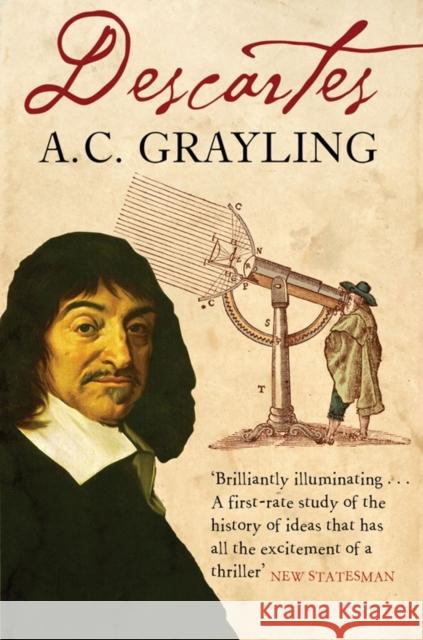 Descartes: The Life of Rene Descartes and Its Place in His Times A. C. Grayling 9781416522638 Simon & Schuster - książka