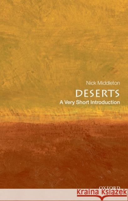 Deserts: A Very Short Introduction Nick Middleton 9780199564309 Oxford University Press - książka