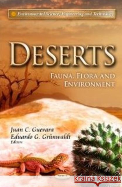 Deserts: Fauna, Flora & Environment Chandrakasan Sivaperuman, Eduardo G Grunwaldt, Juan Carlos Guevara 9781613249772 Nova Science Publishers Inc - książka