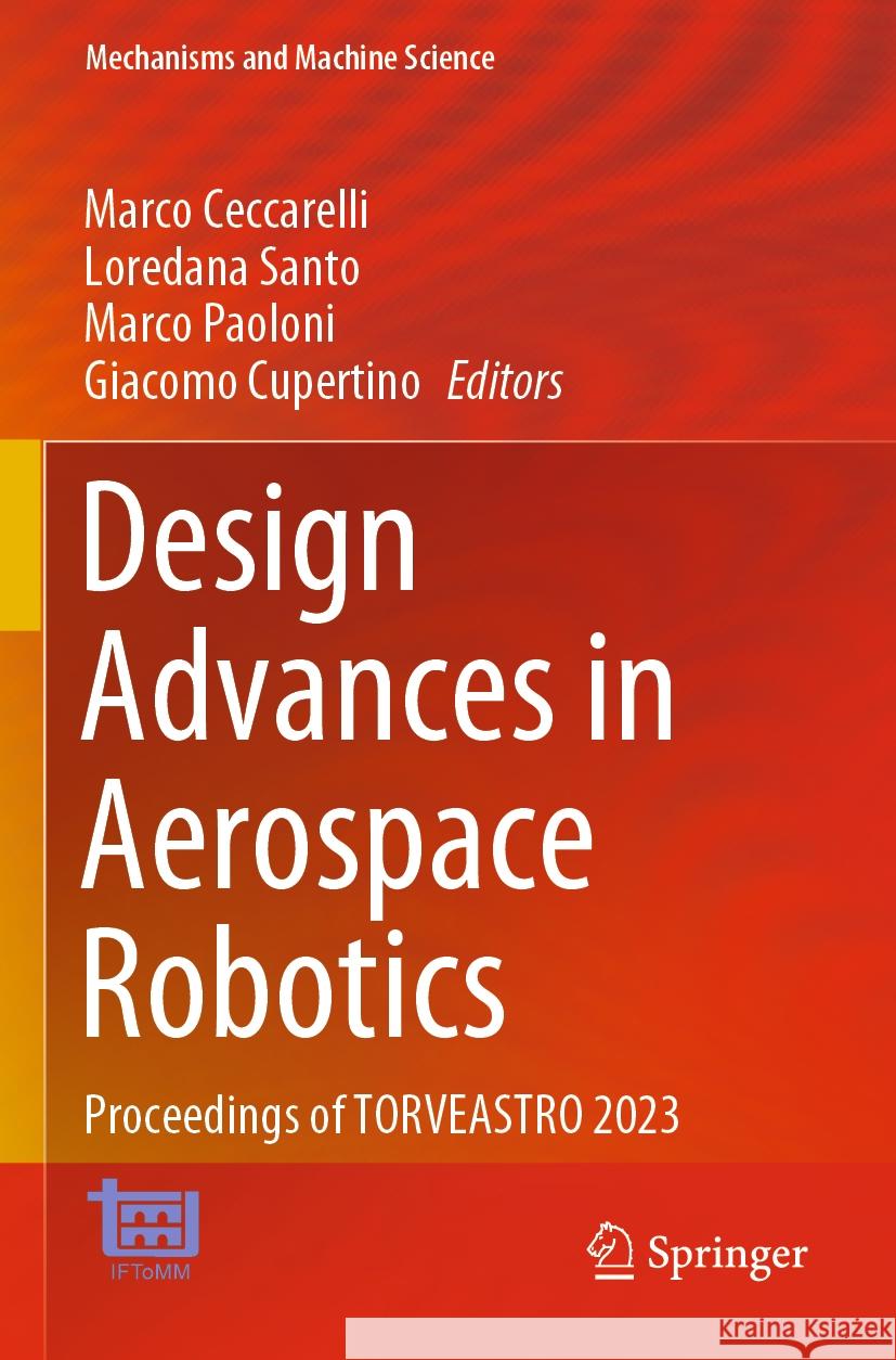 Design Advances in Aerospace Robotics  9783031284496 Springer Nature Switzerland - książka