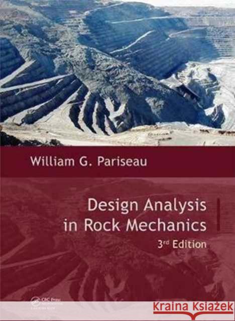 Design Analysis in Rock Mechanics William G. Pariseau 9781138029583 CRC Press - książka
