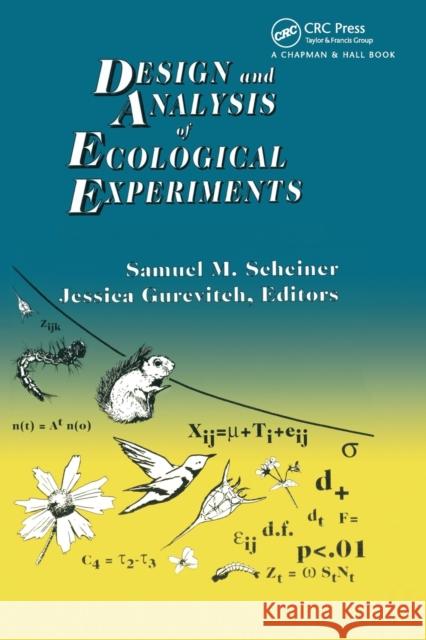 Design and Analysis of Ecological Experiments Sam Scheiner   9780367447731 CRC Press - książka