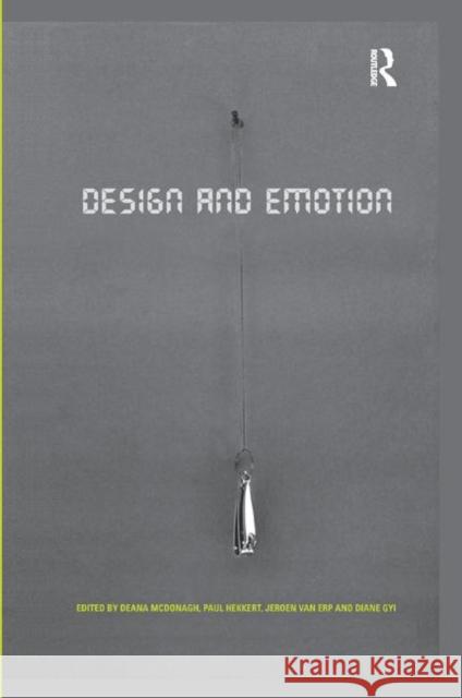 Design and Emotion Deana McDonagh Paul Hekkert Jeroen Va 9780367394905 CRC Press - książka