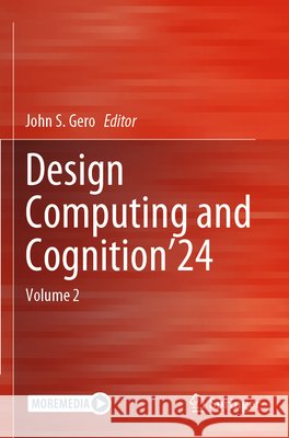 Design Computing and Cognition’24  9783031719240 Springer Nature Switzerland - książka