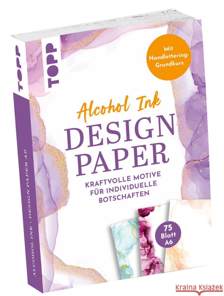 Design Paper DIN A6 Alcohol Ink Blum, Ludmila 4007742186180 Frech - książka