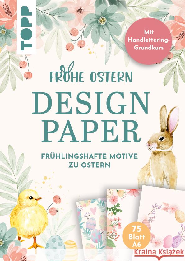 Design Paper Frohe Ostern A6 Blum, Ludmila 4007742184247 Frech - książka