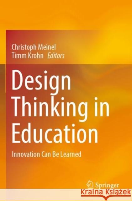 Design Thinking in Education  9783030891152 Springer International Publishing - książka