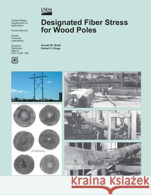 Designated Fiber Stress for Wood Poles United States Department of Agriculture 9781508427582 Createspace - książka