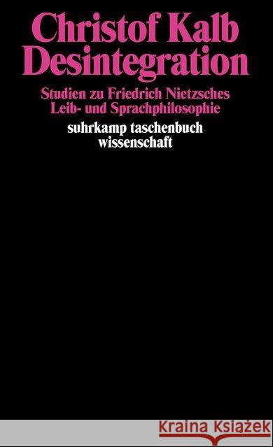 Desintegration Kalb, Christof 9783518290682 Suhrkamp - książka
