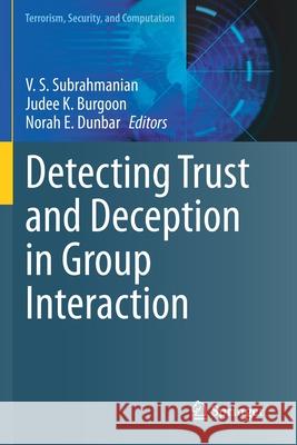 Detecting Trust and Deception in Group Interaction  9783030543853 Springer International Publishing - książka