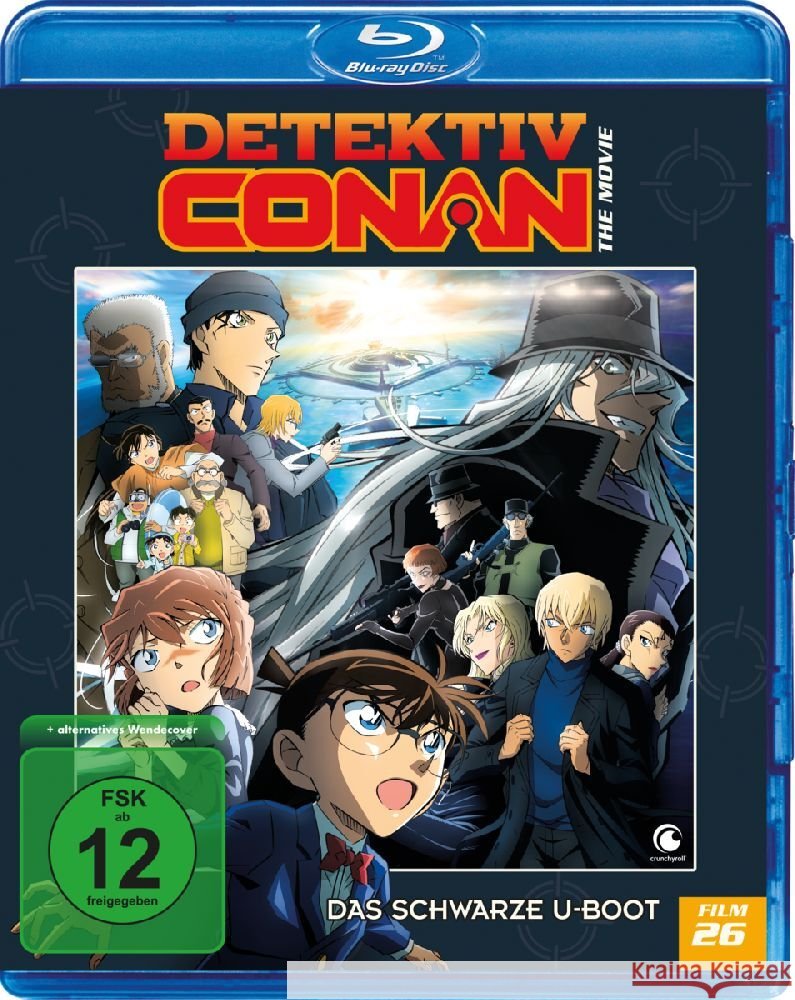 Detektiv Conan - 26. Film: Das schwarze U-Boot, 1 Blu-ray  7630017534477 Crunchyroll - książka