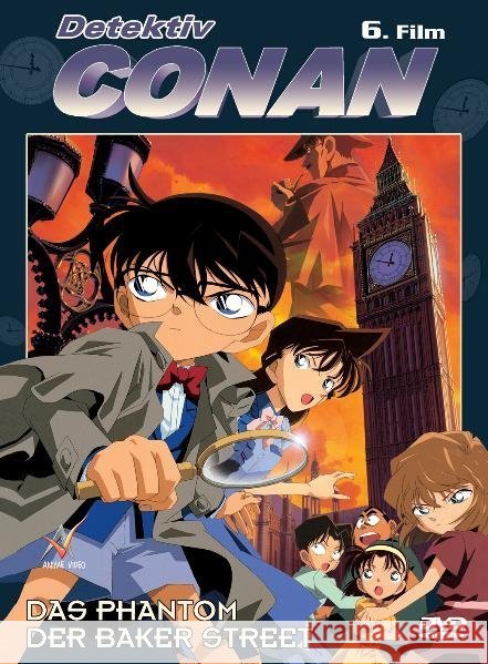 Detektiv Conan - Das Phantom der Baker Street, DVD, deutsche u. japanische Version : Japan  7640105235544 Anime Video - książka