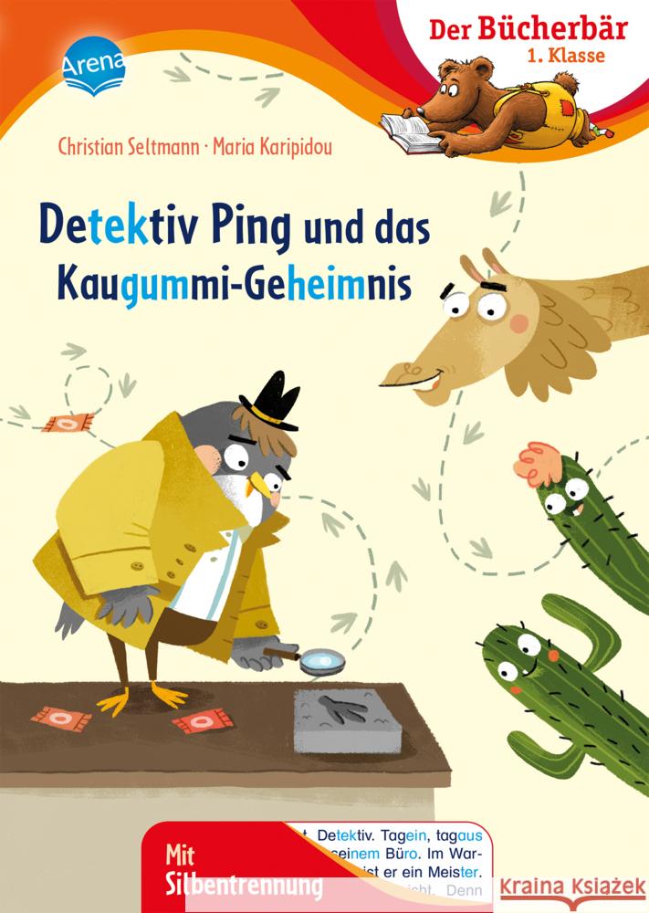 Detektiv Ping und das Kaugummi-Geheimnis Seltmann, Christian 9783401721439 Arena - książka