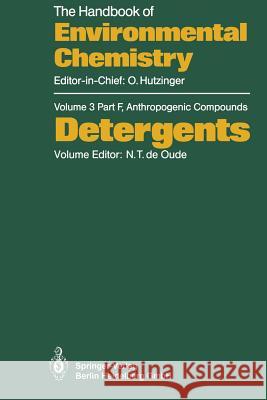 Detergents N. T. De Oude F. Balk J. G. Batelaan 9783662149836 Springer - książka