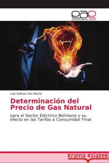 Determinación del Precio de Gas Natural : para el Sector Eléctrico Boliviano y su efecto en las Tarifas a Consumidor Final San Martin, Luis Salinas 9786202143530 Editorial Académica Española - książka