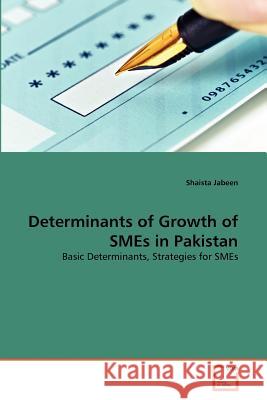 Determinants of Growth of SMEs in Pakistan Jabeen, Shaista 9783639376128 VDM Verlag - książka